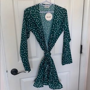 Women’s Green Polka dot Sundress